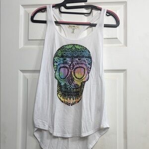 Billabong Multicolor Skull Graphic Tank Top